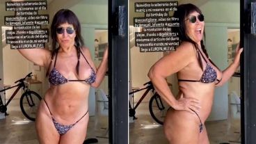Las publicaciones de Moria Casán luego de que recibiera críticas por su cuerpo.