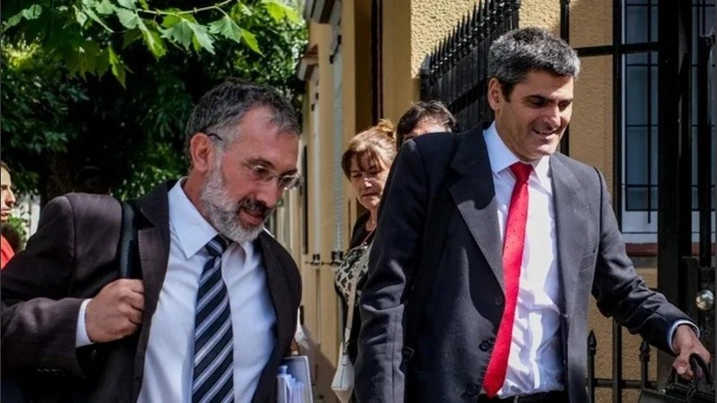 Gustavo García y Juan Manuel Dávila, los fiscales de la causa.
