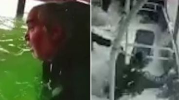 Los lugareños actuaron rápidamente para ayudar a rescatar a los pasajeros.