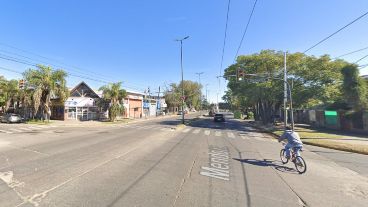 La esquina donde tuvo lugar el asalto.