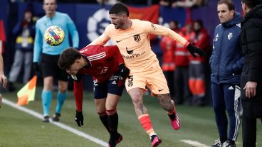 De Paul jugó desde el inicio en el Altético de Madrid, al igual que Correa y Molina.