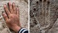 ¿De quién es esa mano?: huella de unos mil años de antigüedad desconcierta a los arqueólogos en Israel