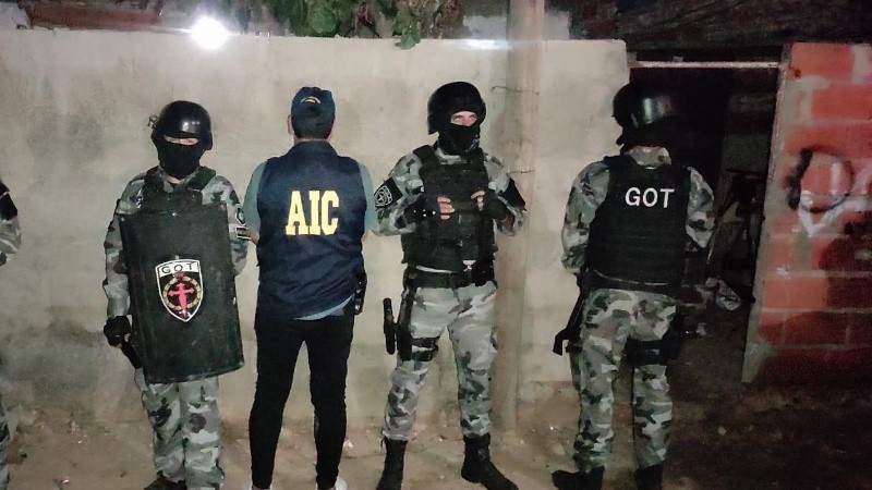 Uno de los procedimientos para dar con integrantes de la banda del Salteño.