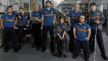 Los protagonistas de División Palermo integran una "guardia urbana inclusiva".