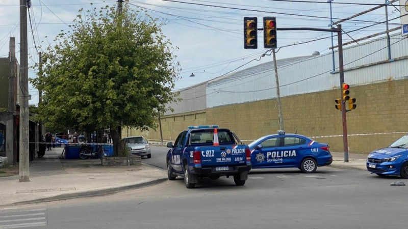 La cuadra del ataque a balazos: Solís al 200 bis en barrio Ludueña.