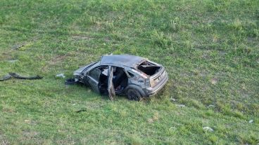 Afortunadamente el conductor sufrió pequeñas heridas.