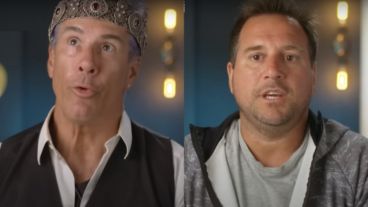 Fernando Carrillo y Sebastián Cobelli en "El hotel de los famosos 2"