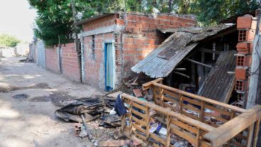 El búnker después fue derrumbado por vecinos.