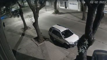 Una de las dos balaceras ocurridas la semana pasada en Alem al 3500.