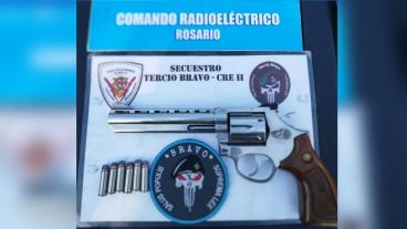 El arma que se le secuestró al joven de 15 años.