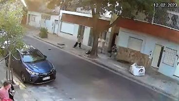 El asalto fue minutos antes de las 18.