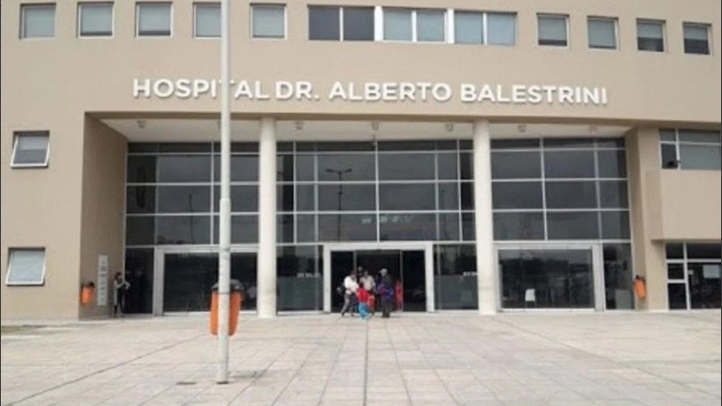 El Hospital Balestrini de La Matanza, donde la beba ingresó el martes pasado sin signos vitales.