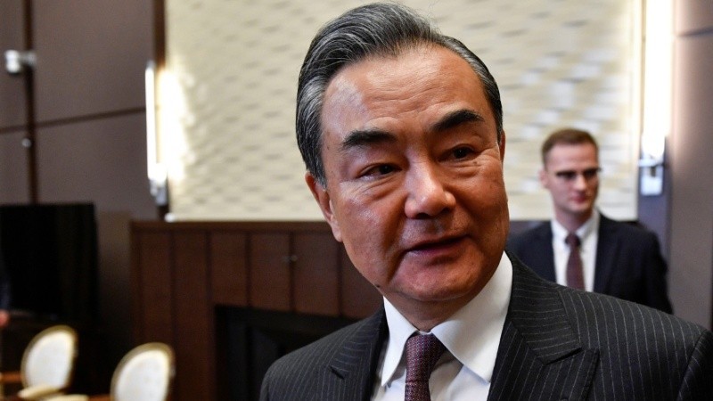 Wang Yi, ministro de Exteriores de China.