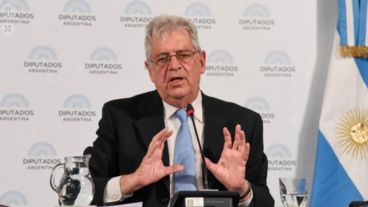 El viceministro de Economía, Gabriel Rubinstein, en una una exposición en la Cámara de Diputados.