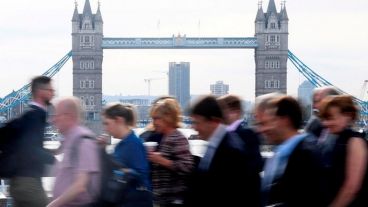 Imagen de un día laboral en Londres
