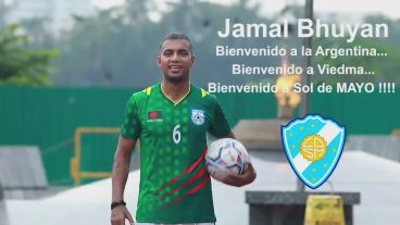 La imagen que utilizó Sol de Mayo para presentar al jugador.