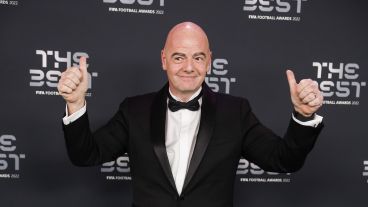 Infantino, presidente de la FIFA, tuvo su gran noche