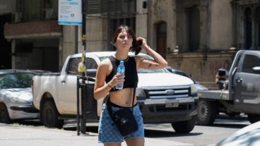 Calor y más calor en Rosario.