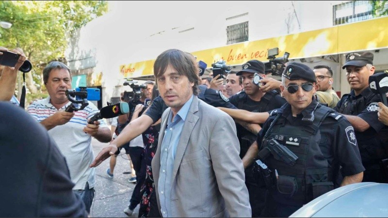 El fiscal Federico Rébola estuvo en la escena del ataque.