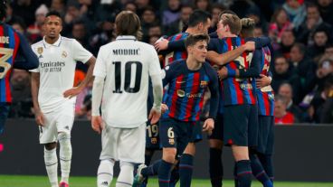 El conjunto de Xavi celebró en el Bernabéu y ahora será local.