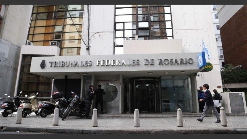 Uno de las sedes de los Tribunales Federales en Rosario, en Entre Ríos al 400.