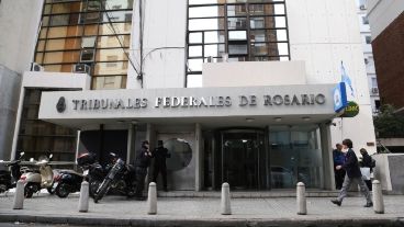 Uno de las sedes de los Tribunales Federales en Rosario, en Entre Ríos al 400.