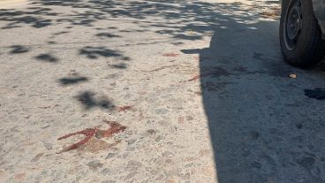 La escena del crimen del hombre vinculado a la casa de comidas Milton.