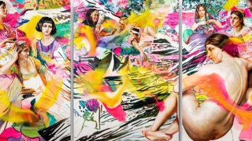 Obra de la pintora estadounidense Angela Fraleigh.