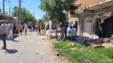 El lunes pasado se produjo una rebelión de vecinos y vecinas de Empalme.
