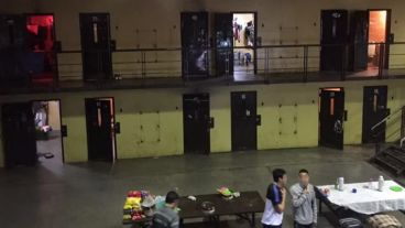 Uno de los pabellones de la cárcel de Ezeiza.