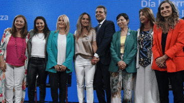 En el Día Internacional de la Mujer, Sergio Massa realizó anuncios vinculados con litigios de familia.