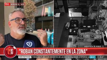 El estilista sufrió un robo en su salón.
