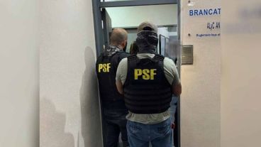 El allanamiento a la Sociedad Brancatelli, en la misma jornada en que Vitetta cayó preso.