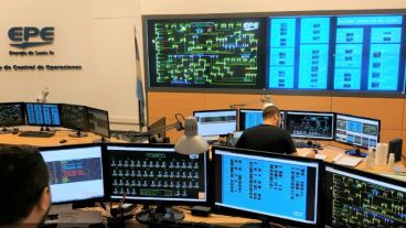El Centro de Control de Operaciones de la empresa, también anotó un nuevo registro de demanda para la ciudad de Santa Fe: 383 MW, esta tarde también a las 15.05 .