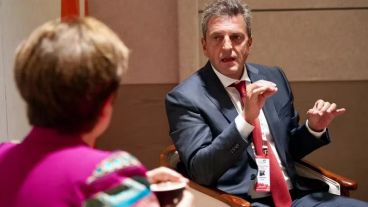 Sergio Massa y Kristalina Georgieva.