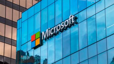 Fachada de uno de los edificios de la compañía fundada por Bill Gates