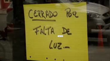 Múltiples cortes en la ciudad por la ausencia de servicio eléctrico y de agua.