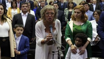 Frade es diputada nacional por la Coalición Cívica ARI.