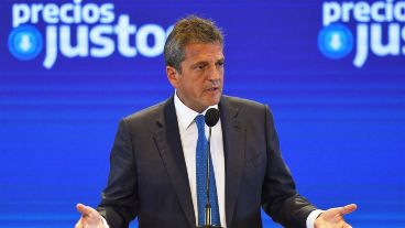Sergio Massa hizo el anuncio este lunes por la noche.