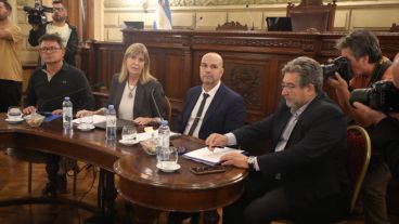 El ministro de Seguridad estuvo este miércoles en el Senado provincial.