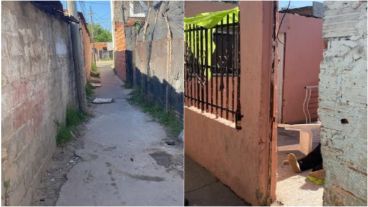 La escena del crimen de Giménez: un pasillo copado por bandas criminales.