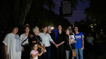 La señalética en la plaza.