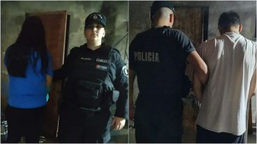 La pareja sospechosa de la extorsión y balacera a la familia de Roldán.