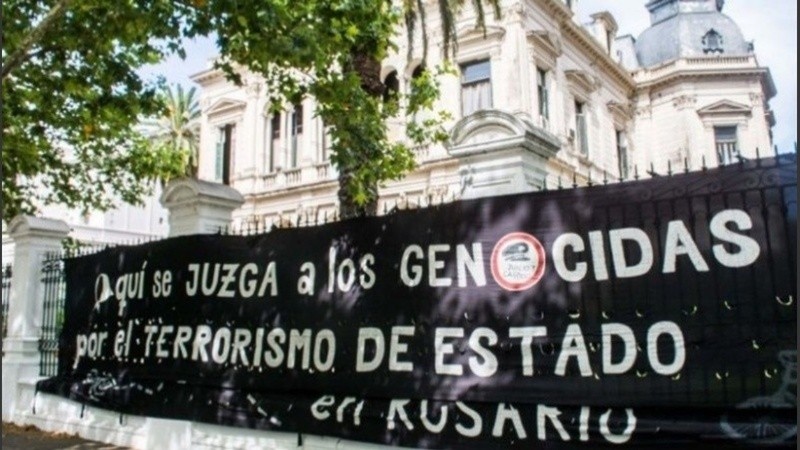 Tribunales Federales de Rosario durante el jucio por la causa Feced III en 2019.
