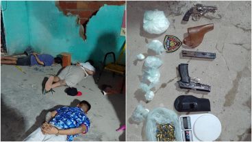 El trío de sospechosos cayó en un pasillo de Necochea e Ivanowski.