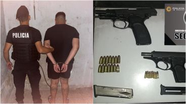 Mirco, uno de los detenidos en el procedimiento de Moreno al 3800, zona sur de Rosario.