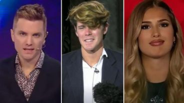 Santiago del moro, Marcos Ginocchio y Julieta Poggio, de "Gran Hermano".