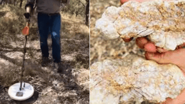 El area es muy popular entre muchos cazadores de oro.