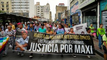 La concentración comenzó a las 17 en la plaza San Martín.
