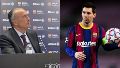 "Tenemos contacto con Messi, me encantaría que vuelva", dijo el vicepresidente del Barcelona